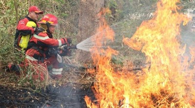 Siete nuevos focos de incendios en la Cordillera del Ybyturuzú » Ñanduti
