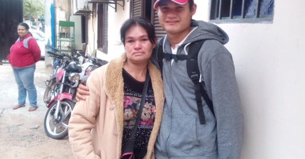 “Lloré de felicidad cuando vi a mi hijo”