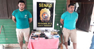 Caen dos ñatos con merca en zona del Chaco