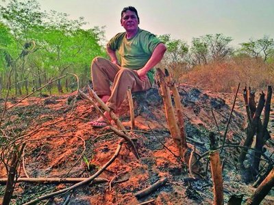 El incendio  más grande en el  Chaco   ya afectó   a 293.310 ha.