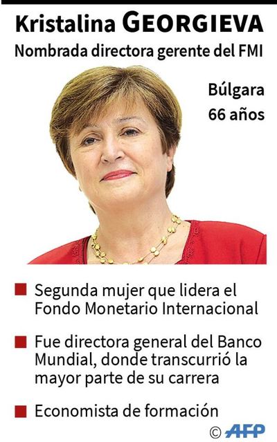El FMI queda en manos de la búlgara Kristalina Georgieva - Internacionales - ABC Color