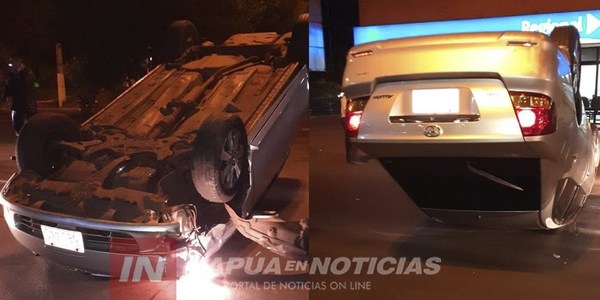 VUELCO EN PLENO CENTRO DE ENCARNACION