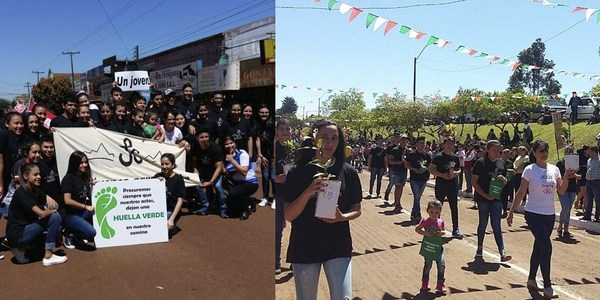 LOABLE GESTO DE JÓVENES DE TRP EN EL MES ANIVERSARIO DEL DISTRITO