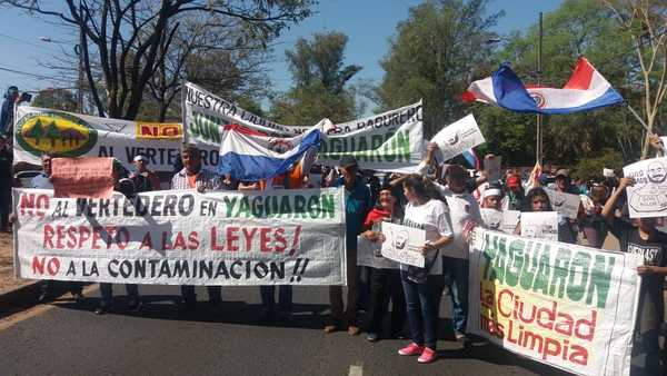 Yaguaroninos rechazan instalación de vertedero en su ciudad » Ñanduti