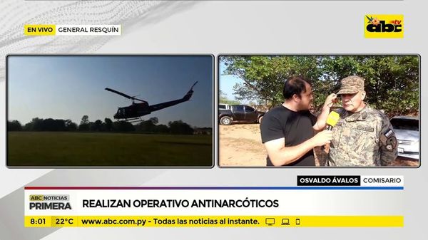 Realizan operativo antinarcótico en el departamento de San Pedro - ABC Noticias - ABC Color