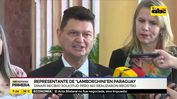Dinapi recibió solicitud pero no registró a “lamborghini” - ABC Noticias - ABC Color