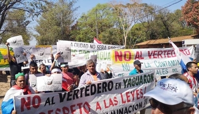 HOY / Protestan contra instalación de vertedero: no tiene permiso ni licencia ambiental, denuncian