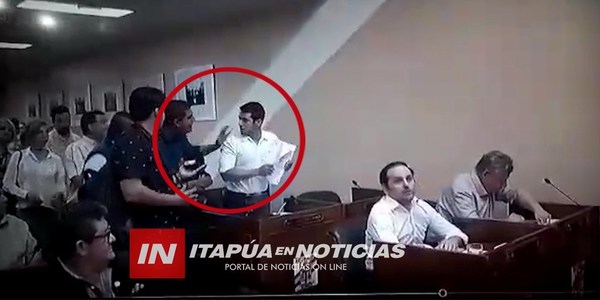 CONCEJAL AGREDIDO  REPUDIÓ LA ACTITUD DEL FUNCIONARIO MUNICIPAL