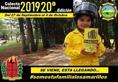 CARMEN DEL PNÁ: BOMBEROS AGUARDAN RESPALDO CIUDADANO EN COLECTA ANUAL