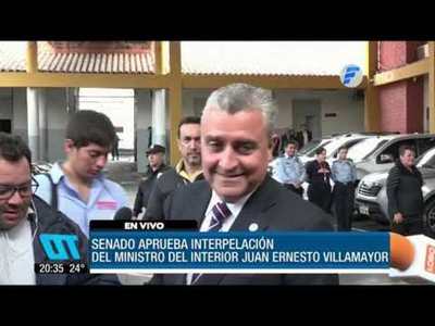 Aprueban interpelación al ministro Villamayor