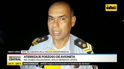 Aterrizaje forzoso de avioneta - ABC Noticias - ABC Color