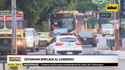 Cetrapam emplaza al gobierno - ABC Noticias - ABC Color