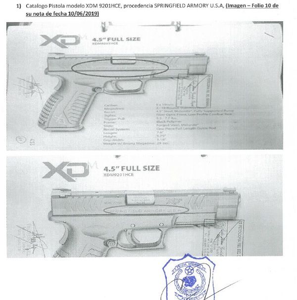 Intentó vender pistolas a la Policía con autorización de presunto traficante de armas - Nacionales - ABC Color