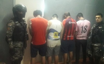 Lince aprehendió a cuatro jóvenes con droga en su poder