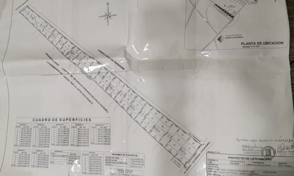 Brizuela confirma que loteamiento aprobado  no tiene calle, y sospechas de coima crecen