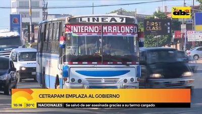 Cetrapam emplaza al Gobierno para sacar buses irregulares - ABC Noticias - ABC Color