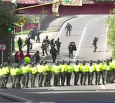 Universidad Nacional de Bogotá lidió con violentas protestas - Paraguay.com