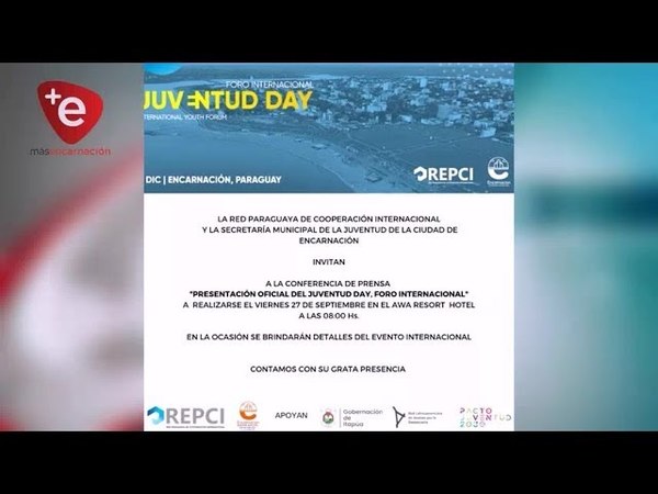 ENCARNACION ES SEDE DEL JUVENTUD DAY