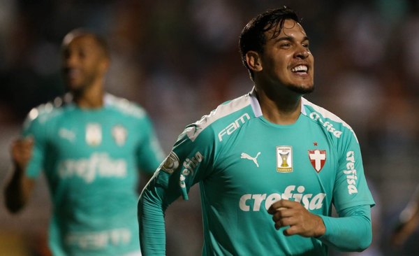 Gómez anotó en la goleada del Palmeiras
