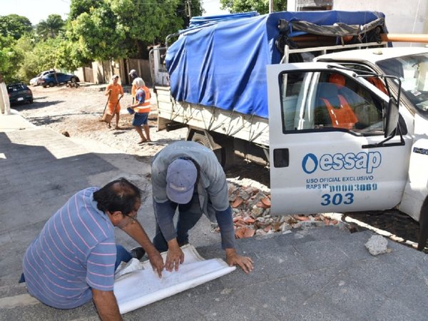 Más del 20% de viviendas asuncenas están sin agua