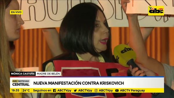 Nueva manifestación contra Kriskovich - ABC Noticias - ABC Color