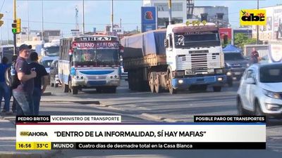 “Dentro de la informalidad del transporte público, sí hay mafias” - ABC Noticias - ABC Color