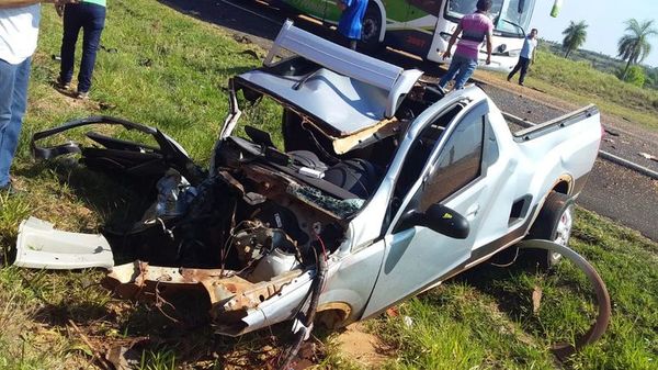 Grave accidente en Santa Rosa del Aguaray - Nacionales - ABC Color
