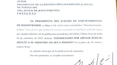 Presidente del JEM investigará a jueces del caso "abuso sexual"