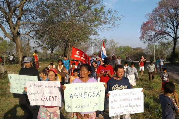 Pobladores de Guyrati se movilizan contra medida arbitraria de empresa | Radio Regional 660 AM