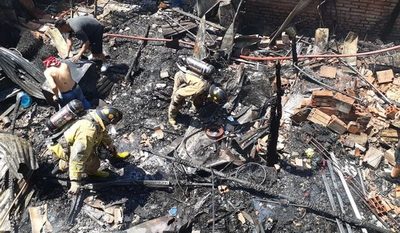 Varias familias afectadas tras incendio en la Chacarita