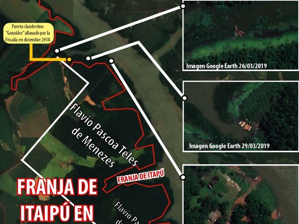 Itaipú confirma que  brasileño rodea tierras donde abunda contrabando