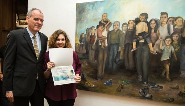 Entregan premio de pintura de la Embajada de Alemania - Artes Plásticas - ABC Color