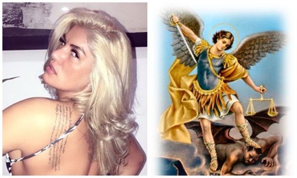 Lilian Ruíz y su devoción a San Miguel