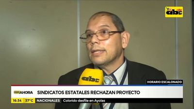 Sindicatos estatales rechazan el proyecto de horario de ingreso escalonado - ABC Noticias - ABC Color