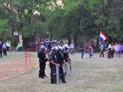 Corredor Vial Botánico: Despejan zona de obras con amparo judicial