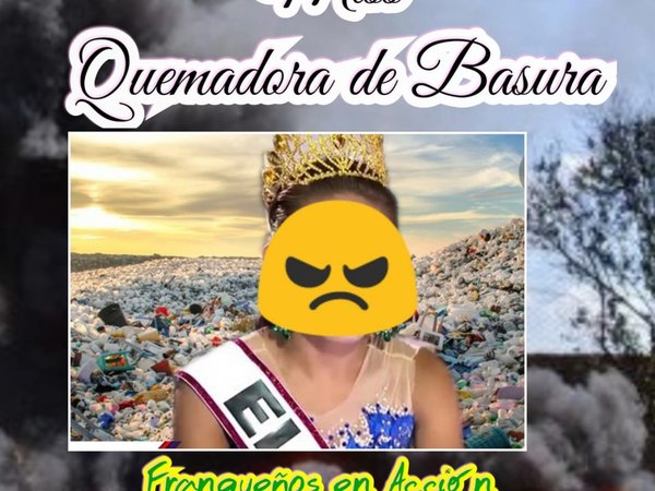 En Presidente Franco eligen a la "Miss Quemadora de Basura"
