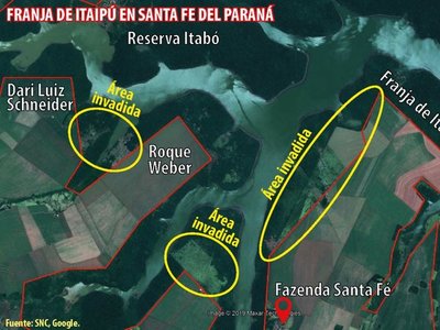 Los invasores de tierras de Itaipú gozan de impunidad en la Justicia