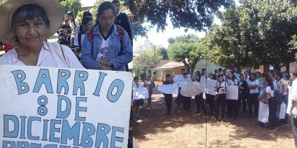 M. OTAÑO: ESTUDIANTES PIDEN LA RENUNCIA DEL INTENDENTE PEDRO CHÁVEZ