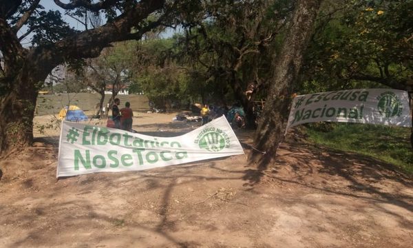 Defensores del Jardín Botánico denuncian represión policial