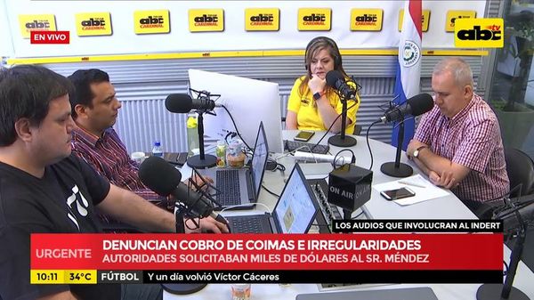 Audio 9: Caso de coimas e irregularidades en el Indert - ABC Noticias - ABC Color