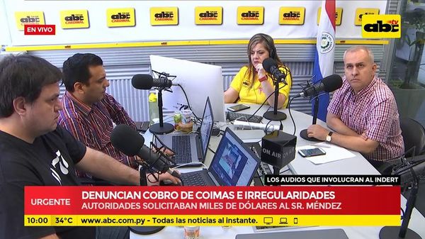 Audio 7: Caso de coimas e irregularidades en el Indert - ABC Noticias - ABC Color