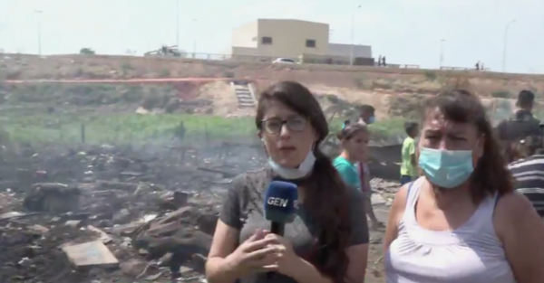 HOY / Vecina quemó basura y se incendiaron 20 casas de la Chacarita