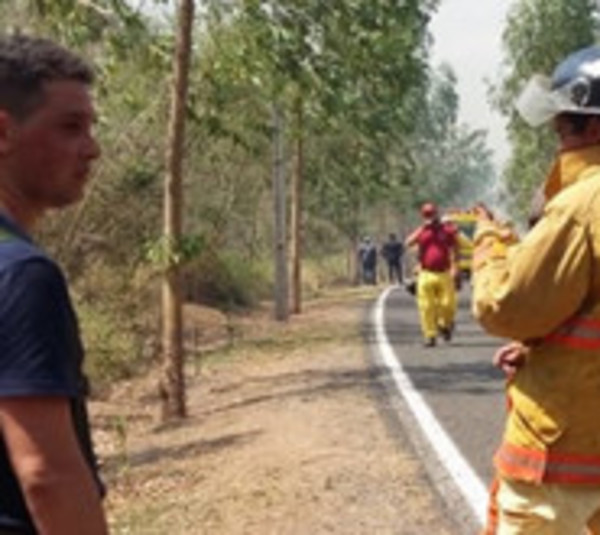 Incendio obliga a cerrar Parque Ñu Guasu - Paraguay.com