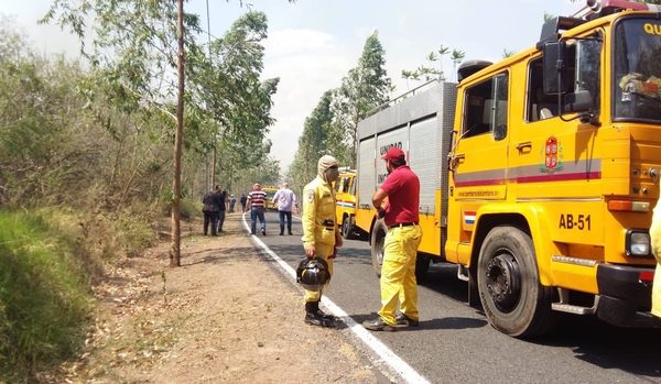 Controlan incendio en el Parque Guasu