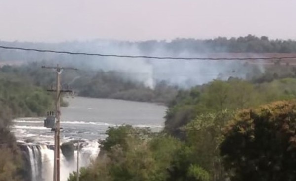 Voráces incendios en Minga, San Alberto y Pdte. Franco