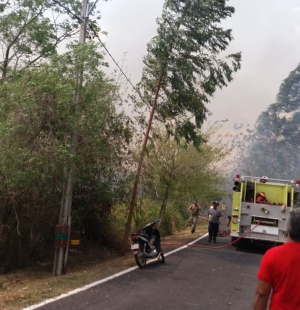 El fuego ya invade zona metropolitana