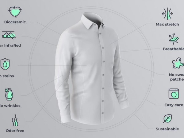 Camisa "wellness", la prenda que rebaja el estrés