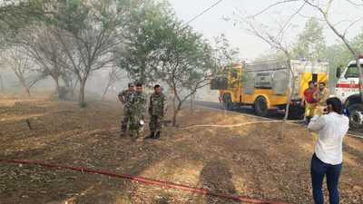 Incendio en Parque Guasú: bomberos recargarán agua en los hidrantes de la Essap » Ñanduti