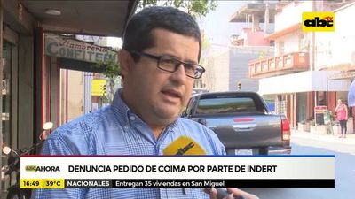Denuncian pedido de coima por parte del Indert - ABC Noticias - ABC Color