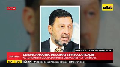 Imputan a involucrados con los pedidos de coimas del Indert  - Nacionales - ABC Color